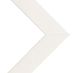 Millbrook Collection - Prague White Frame w/ Acrylic Glazing and Cardboard Backing 12"x16"