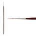 Mimik Kolinsky Synthetic Sable Long Handle Brush, Script Liner Size #0 