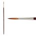 Mimik Kolinsky Synthetic Sable Long Handle Brush, Script Liner Size #6 