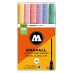 Molotow ONE4ALL 2mm Marker Pastel Classic Set of 6