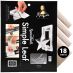 Speedball Mona Lisa Gold Leafing Simple Leaf 18 Pack 5-1/2" x 5-1/2" - Silver