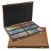 Mungyo Gallery Artists' Square Soft Pastels PRO Wood Box Set of 72