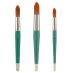 Creative Mark Mural Large Brush - Synthetic Golden Taklon, Round Set of 3