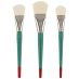 Creative Mark Mural Large Brush - White Synthetic Filament, Filbert Set of 3