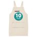 New York Central Professional Cross-Back Apron Natural 10 Pack 