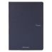 Fabriano EcoQua Notebook 8.3 x 11.7" Grid Staple-Bound Blue