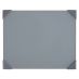 New Wave Posh Glass Tabletop Palette - 6.75" x 8.4", Grey
