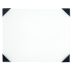 New Wave Posh Glass Tabletop Palette - 6.75" x 8.4", White