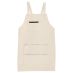 New York Central Professional Cross-Back Apron Natural