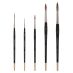 New York Central Oasis Synthetic Watercolor Super Value Brush Set of 5