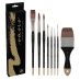 New York Central Oasis Synthetic Brushes Set of 8, Short Handle