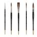 New York Central Oasis Synthetic Watercolor Brushes, Mot's Favorites Set of 5