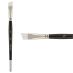 New York Central Scrubber Brush - Short Handle, Angle Size 1/2"