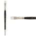 New York Central Scrubber Brush - Short Handle, Oval Crescent Size 1/2"