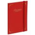 Eternity Ninety Flat Book 100% Cotton 4" x 6" (Portrait - Stitch Bound) Red