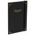 Eternity Ninety Flat Book 100% Cotton 5-1/2" x 8-1/2" (Portrait - Stitch Bound) Black