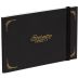 Eternity Ninety Flat Book 100% Cotton 6" x 4" (Landscape - Stitch Bound) Black