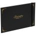 Eternity Ninety Flat Book 100% Cotton 8-1/2" x 5-1/2" (Landscape - Stitch Bound) Black