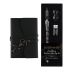 Opus 4 x 6 in Key Journal Black & Dip Glass Pen Set