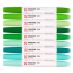 Pantone Dual Tip Marker Green Set of 9