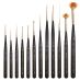 Princeton Mini-Detailer Series 3050 Synthetic Brush Set of 12
