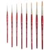 Princeton Velvetouch&trade; Series 3950 Synthetic Brush - Round Set of 8