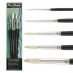 Creative Mark Pro-Stroke Rounds Set of 5, Premium White Bristle Brushes