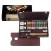 Rembrandt Oils 22-Piece Professional Wood Box Set, 40ml Tubes