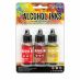 Tim Holtz Alcohol Ink - 1/2oz - Orange/Yellow Spectrum Colors, Set of 3