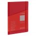 Fabriano EcoQua+ Notebook 8.3 x 11.7" Fabric Dot Grid Red