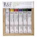 R&F Pigment Sticks Opaque Color Set of 6 (38ml) + Gessobord Panel