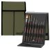 Rockwell Brush Easel Storage Case - Khaki/Green, Small 10" L x 7.5" W
