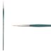 Princeton Ashley Series 5200 Natural Bristle Brush - Round, Long Handle, Size 1