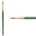 Princeton Lauren Series 4350 Golden Synthetic Brush - Round, Short Handle, Size 10