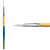 Princeton Snap! Series 9850 White Synthetic Brush - Round, Short Handle,  Size 10