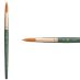 Princeton Lauren Series 4350 Golden Synthetic Brush - Round, Short Handle, Size 12