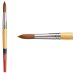 Princeton Snap! Series 9650 Golden Taklon Brush - Round, Short Handle, Size 16