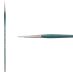 Princeton Ashley Series 5200 Natural Bristle Brush - Round, Long Handle, Size 2