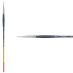Princeton Snap! Series 9700 Natural Bristle Brush - Round, Long Handle, Size 4