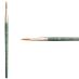 Princeton Lauren Series 4350 Golden Synthetic Brush - Round, Short Handle, Size 6