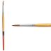 Princeton Snap! Series 9650 Golden Taklon Brush - Round, Short Handle, Size 6