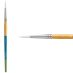 Princeton Snap! Series 9850 White Synthetic Brush - Round, Short Handle,  Size 6