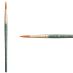 Princeton Lauren Series 4350 Golden Synthetic Brush - Round, Short Handle, Size 8