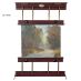 Rue Wall Easel Medium, Mahogany & Brass 32" Wide