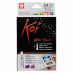 Koi Watercolor 24 Half-Pan Sketch Box Set + Iridescent Medium