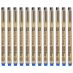 Sakura Pigma Micron Pen (05) 0.45 mm, Blue (Box of 12)