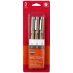 Sakura Pigma Micron Pen Set of 3 Assorted Nibs - Dark Neutral Gray