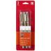 Sakura Pigma Micron Pen Set of 3 Assorted Nibs - Light Toner Gray