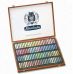 Schmincke Soft Pastels Walnut Stained Wood Box Set of 100, Assorted Colors