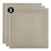 Senso Clear Primed Linen 12"x12", Stretched Canvas - 1-1/3" Deep (Box of 3)